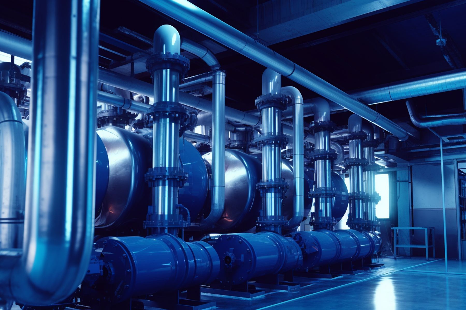 HVAC chilled water pumps
